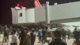 A mob of some 1,000 people shouting anti-Semitic slogans stormed the main airport in Muslim-majority Daghestan on October 29 looking to block entry to "refugees from Israel."
