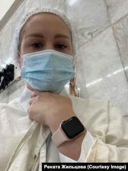 "I’m happy that I’m not in a military trench," says neurosurgeon Renata Zhiltsova, who moved to Kazakhstan after Russia's unprovoked invasion of Ukraine.