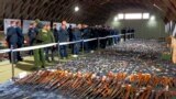 Grab: Serbia -- weapons and ammunition turned down by Serbian citizens, Smederevo, 14May2023