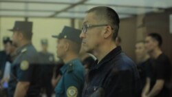 Дәулетмұрат Тәжімұратов сот залында. 2023 жыл.