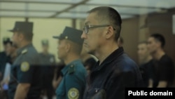 Даулетмурат Тажимуратов в зале суда, 5 июля 2023 года.