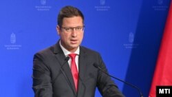 Gergely Gulyás , purtător de cuvânt al guvernului premierului ungur Viktor Orbán. 