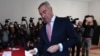 President Milo Djukanovic casts his vote in Montenegro's presidential election on March 19. 