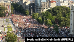 Zaustaviti promociju nasilja u javnom prostoru, poruka šestog protesta u Beogradu