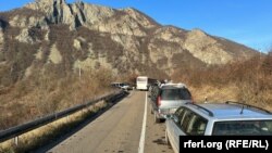 Gužva na granici između Kosova i Srbije, 17. decembar 2023.