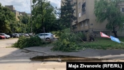 U Novom Sadu nakon oluje, 22. jula 2023.