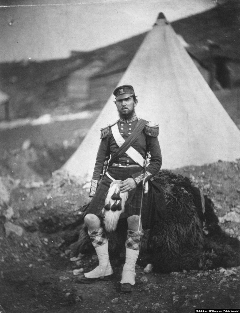 Capitano Cuninghame, un soldato di fanteria scozzese
