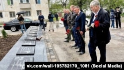 Памятник погибшим пилотам 39-го вертолетного полка ВС РФ, Джанкой, 9 мая 2023 года