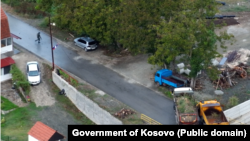 Pamje të publikuara nga Qeveria e Kosovës të vendit ku u sulmua Policia e Kosovës, në fshatin Banjskë të Zveçanit, më 24 shtator.