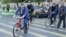 Armenia's prime minister sometimes rides his bike to work.