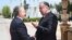 Президенты Узбекистана и Таджикистана. Душанбе, 18 апреля 2024 года.