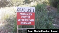 Mjesto gdje je planirana izgradnja kamenoloma u Općini Bugojno