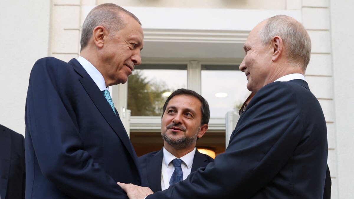 Турският президент Реджеп Ердоган каза, че руският президент Владимир Путин