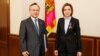 Ambasadorul Japoniei la Chișinău, Yamada Yoichiro, alături de președinta R. Moldova, Maia Sandu