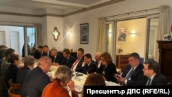  Снимка от срещата в белгийската резиденция 