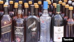 شیشه‌های نوشیدنی‌های الکلی دست‌ساز و تقلبی در ایران 