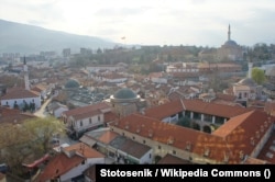 Stari bazar u Skoplju izgrađen u vrijeme Otomanske imperije, april 2024.
