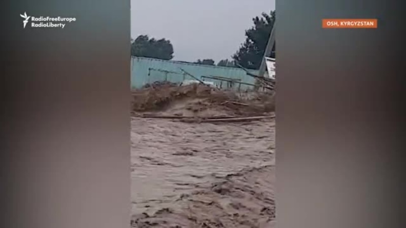 State Of Emergency Declared In Kyrgyzstan's Osh After Deadly Flooding, Mudslides 