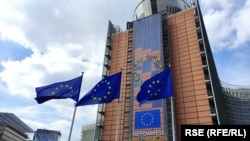 Zgrada Evropske komisije u Briselu, april 2024.