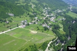 Вид на село Шатой