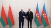 Аляксандар Лукашэнка і Ільхам Аліеў у Баку. 16 траўня 2024 году