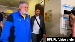 Ihor Kolomoyskiy appears in court in Kyiv on September 2.