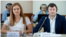 Noii membri non-judecători ai CSM, Lucia Popescu și Iulian Muntean. 
