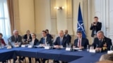 Deputy Secretary General of NATO Mircea Geoana and ambassadors of NATO countries at a meeting with members of the BiH Presidency in Sarajevo, Sarajevo 02.01.2024.