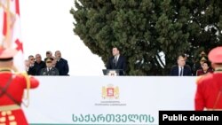 პრემიერ-მინისტრი ირაკლი ღარიბაშვილი თავდაცვის ძალების დღისადმი მიძღვნილ ღონისძიებაზე სიტყვით გამოსვლისას