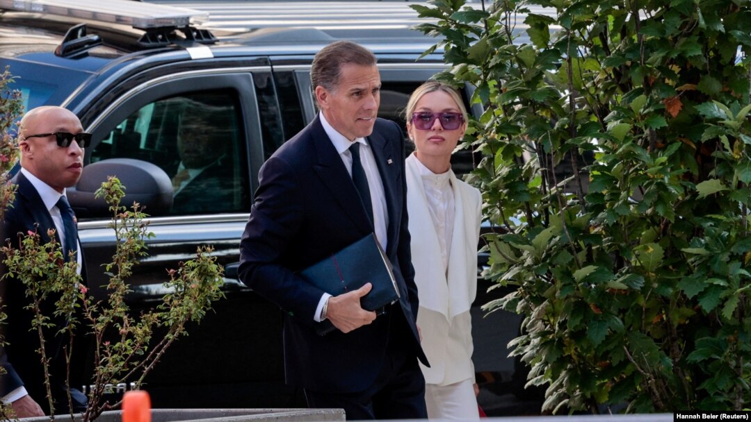 Hunter Biden i njegova supruga Melissa Cohen Biden, dolaze na savezni sud u Wilmingtonu, Delaware, SAD, 7. 6. 2024.