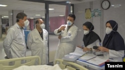 Doctors at a hospital in Iran. The rise in suicide rates among medical residents coincides with a mass exodus of medical staff from Iran.