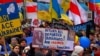 Brussels March Urges Solidarity With Ukraine As Russian Invasion Enters Third Year