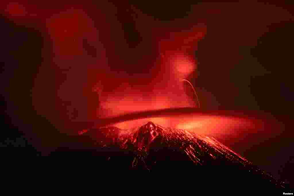 Erupcija vulkana Popokatepetl, Meksiko, 23. maj.