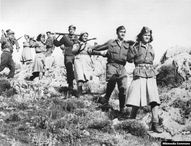 Партизани Народно-визвольної армії Греції, 1944 рік