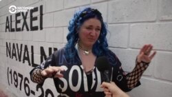 В Буэнос-Айресе полиция пыталась помешать нарисовать мурал Навального 
