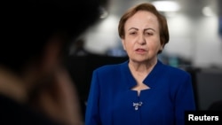 Shirin Ebadi won the Nobel Peace Prize in 2003. (file photo)
