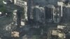 Зруйновані будинки в Бахмуті на Донеччині, де тривають найзапекліші бої Сил оборони України з армією РФ, 26 квітня 2023 року