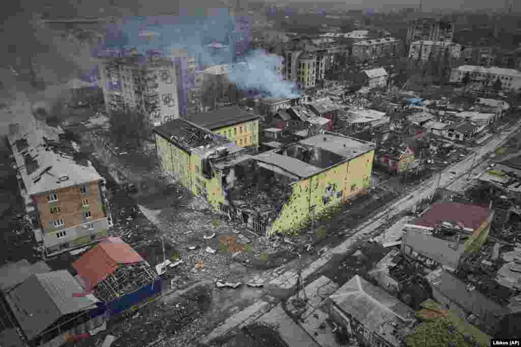 Located astride two major crossroads, Bakhmut, which had a prewar population of 70,000, has been almost completely destroyed during intense fighting. &nbsp;