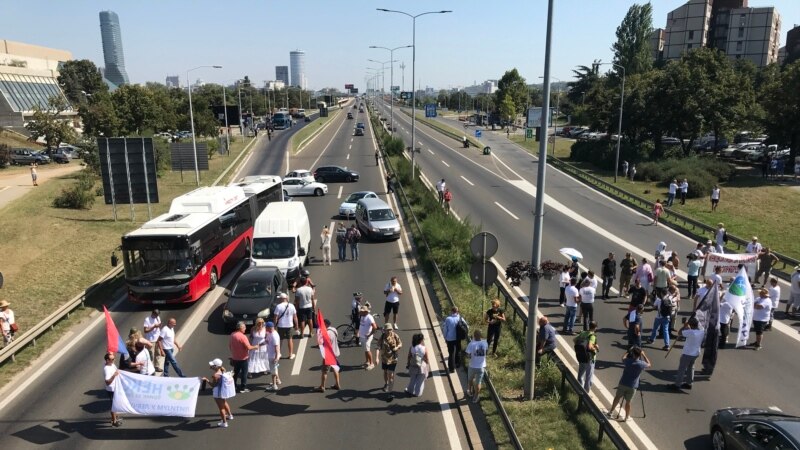 Blokada Gazele u Beogradu zbog izmena Zakona o izgradnji 