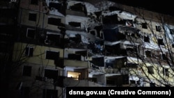 კრივოი-როგზე რუსეთის სარაკეტო თავდასხმისას დაზიანებული სახლი