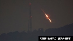 تصویری از حملات هوایی ایران بر اسرائیل