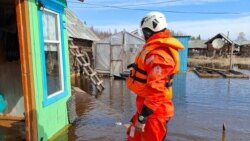 Затопленное село Токма в Иркутской области, 11 мая 2024 года.