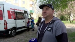 Ukrainian Mobile Pharmacy Provides Lifeline For Isolated Kharkiv Residents