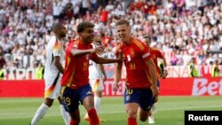 Германија - Фудбалски натпревар меѓу Шпанија и Германија, Дортмунд, 5 јули 2024 година. 