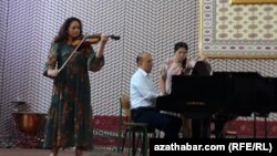 Концерт памяти основоположника туркменской скрипичной школы Николая Амиянца. Ашхабад. 2 июня, 2023. 