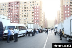 Жители Азербайджана переселяются в новые квартиры в Физули. Август 2023 года