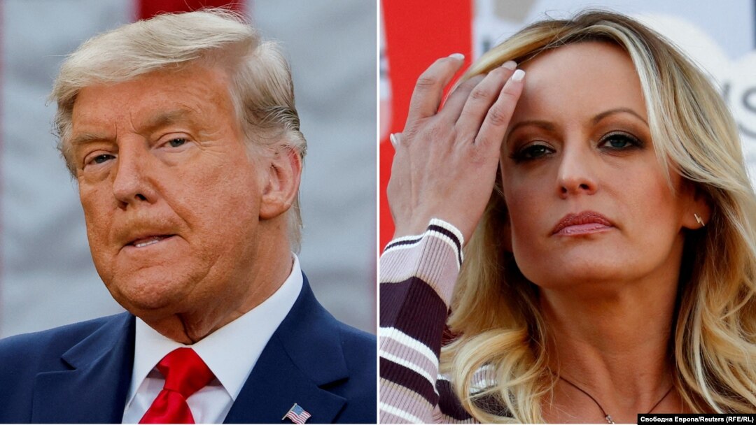 Дональд Трамп, Сторми Дэниэлс (фотомонтаж)