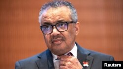 Glavni direktor Svjetske zdravstvene organizacije (WHO) dr. Tedros Adhanom Ghebreyesus 27. maja 2024. 