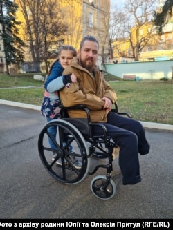 Олексій Притула з донькою