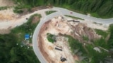 Jahorina, Bosnia and Herzegovina -- A drone shot of a plot of illegaly sold state land